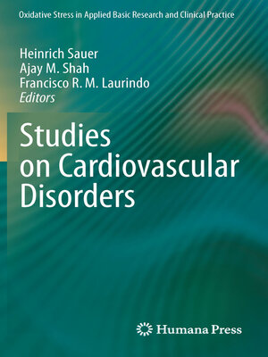 cover image of Studies on Cardiovascular Disorders